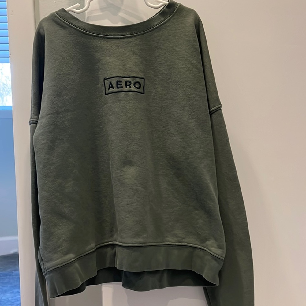 Aéropostale crewneck army green